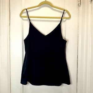 Banana Republic black silky classic camisole